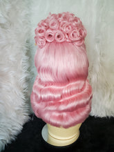 Load image into Gallery viewer, Bubble gum pink poodle with bumper bangs
