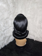 Load image into Gallery viewer, Black styled wig
